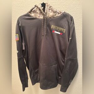 NFL Patriots Green Camo Hoodie